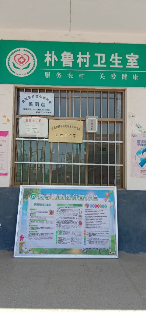 黑池镇朴鲁村卫生室夏季健康教育宣传